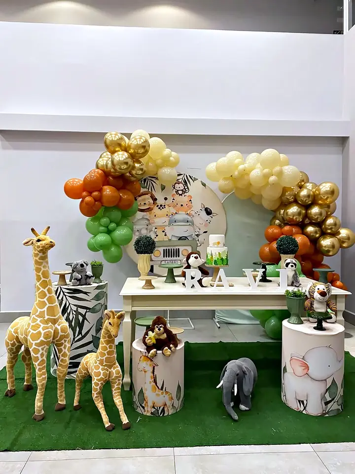 Festa infantil com tema safári